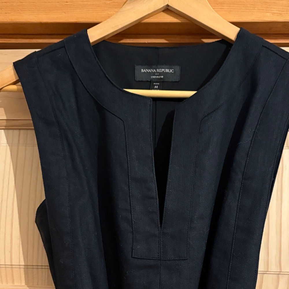 Banana Republic Linen Blend Midi Shift Dress - Picture 4 of 7